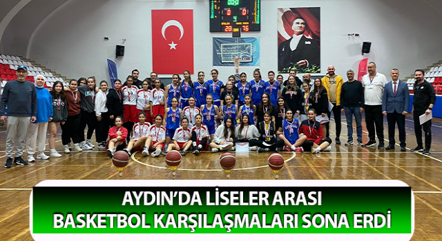 Liseler arası basketbol karşılaşmaları sona erdi