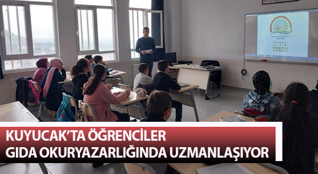 Öğrenciler gıda okuryazarlığında uzmanlaşıyor