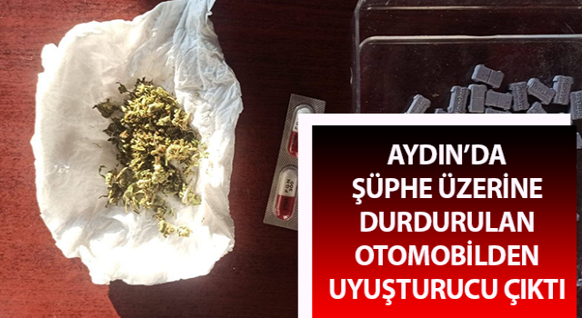 Şüphe üzerine durdurulan otomobilden uyuşturucu çıktı