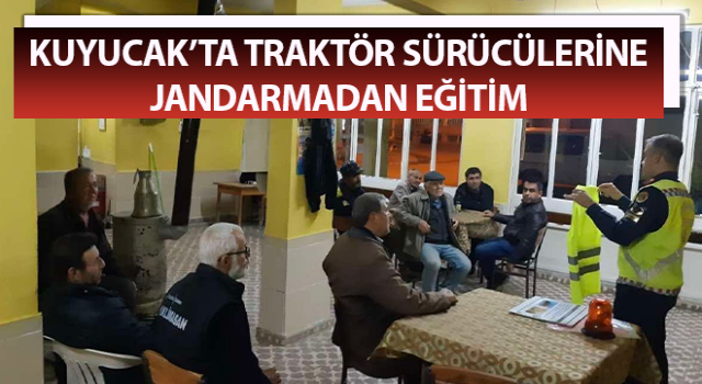 Traktör sürücülerine eğitim verildi