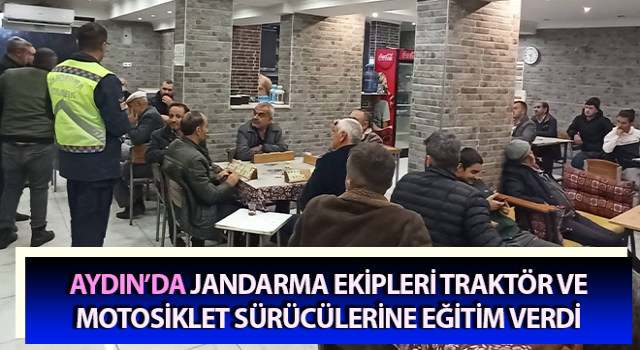 Traktör ve motosiklet sürücülerine eğitim verildi