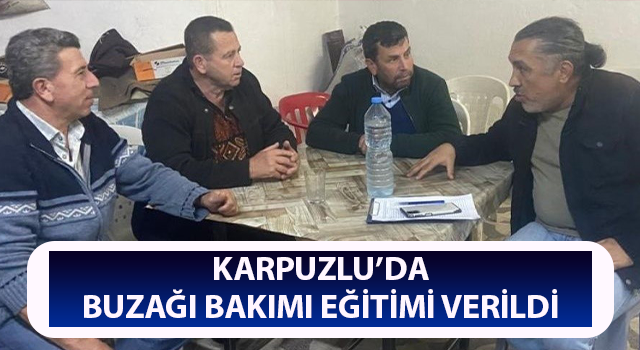 Üreticilere buzağı bakımı eğitimi verildi