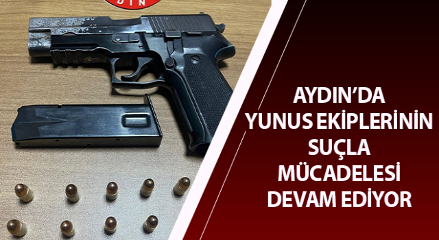 Yunus ekiplerinin suçla mücadelesi devam ediyor