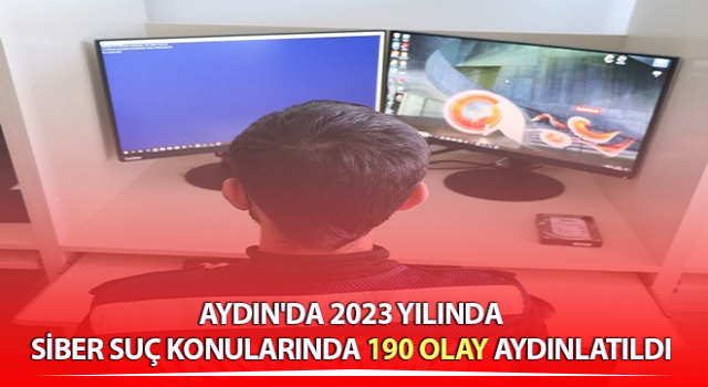 Aydın jandarması 2023'de toplumun dijital güvenliğini sağladı