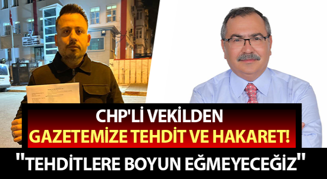 Aydınlı gazeteci 'tehdit' iddiası ile CHP'li vekilden şikayetçi oldu