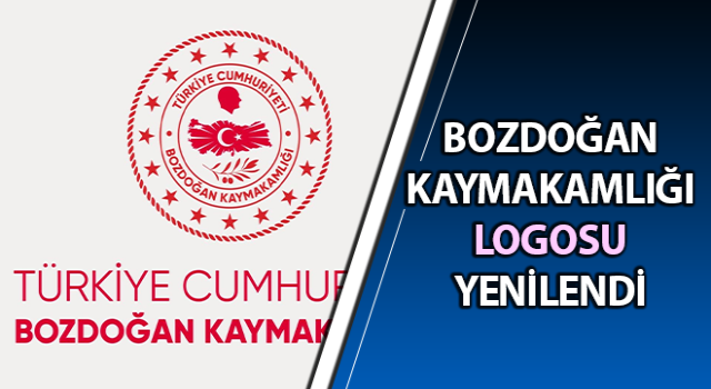 Bozdoğan Kaymakamlığı logosu yenilendi