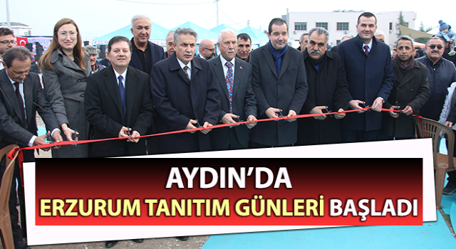 Erzurum lezzetleri Aydınlılarla buluştu