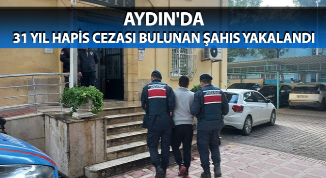 Hakkında 31 yıl hapis cezası bulunan şahıs jandarmaya yakalandı