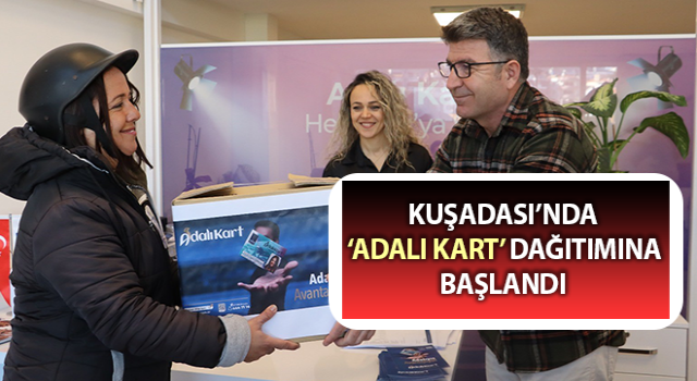 ‘Adalı Kart’ vatandaşlarla buluşmaya başladı