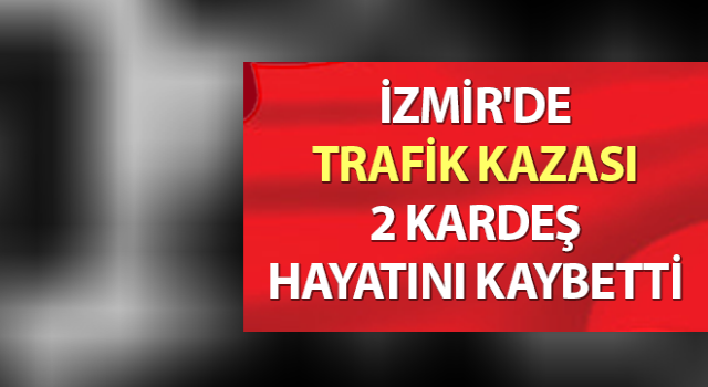 Ağabey ve kardeşi kazaya kurban gitti