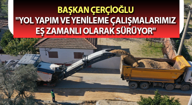 Aydın Büyükşehir Belediyesi'nin Germencik'teki çalışmaları sürüyor