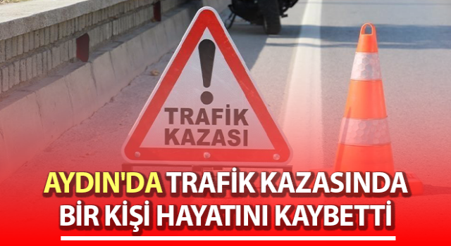 Aydın’da trafik kazası: 1 ölü