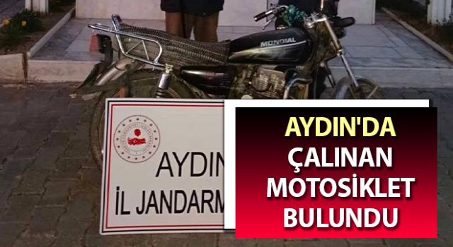 Çalınan motosikleti jandarma buldu