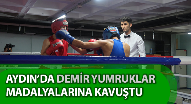 Demir yumruklar madalyalarına kavuştu