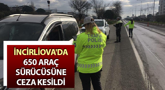 İncirliova’da 850 araç denetlendi