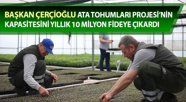 Aydın Büyükşehir Belediyesi, üretim kapasitesini artırıyor