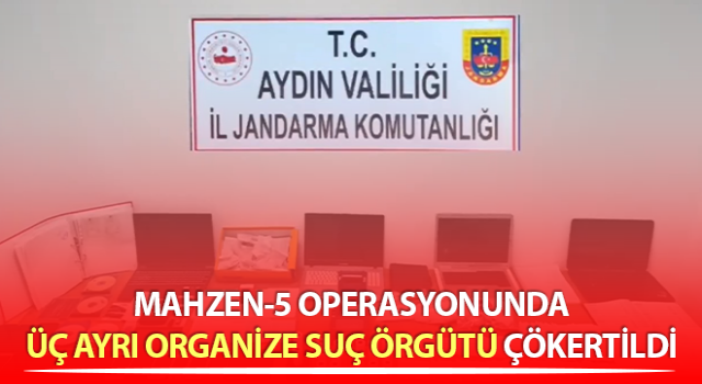 Aydın'da 'Mahzen-5' Operasyonu: 18 şüpheli yakalandı