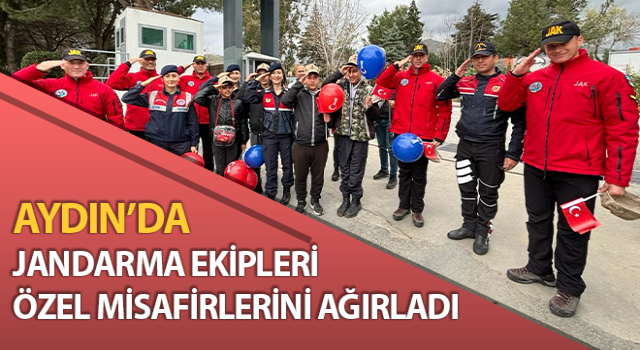 Jandarma özel misafirlerini ağırladı