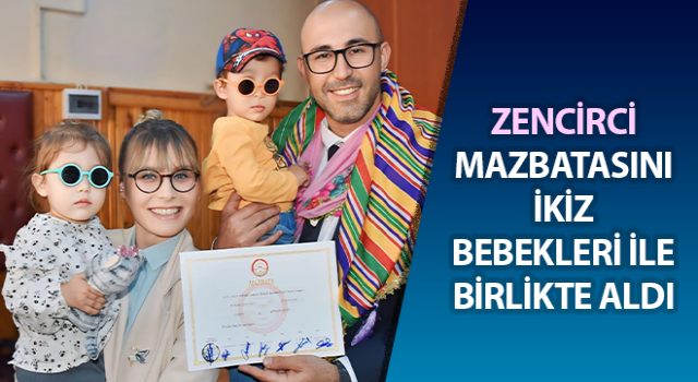 Zencirci, mazbatasını aldı