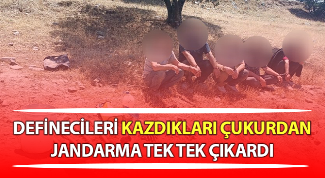 Kuyucak’ta kaçak kazı yapan şahıslar suçüstü yakalandı