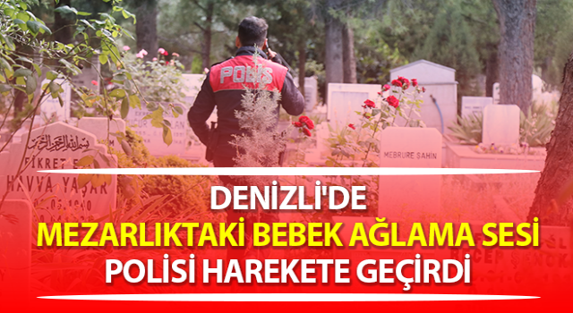 Mezarlıktaki bebek ağlama sesi ihbarı polisi harekete geçirdi