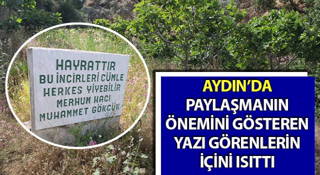 Paylaşmanın önemini gösteren yazı görenlerin içini ısıttı