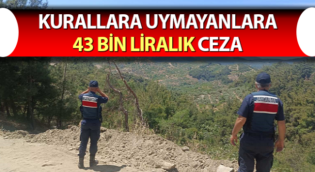 Aydın’da kurallara uymayan 21 şahsa ceza