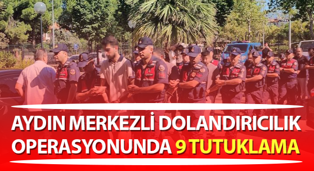 Aydın’da dolandırıcılık operasyonu