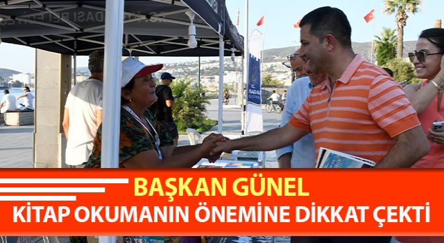 Başkan Günel, kitap okumanın önemine dikkat çekti