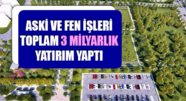 Büyükşehir yatırımları hız kesmiyor