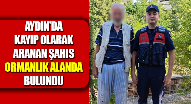 Jandarma ekipleri kayıp şahsı ormanlık alanda buldu