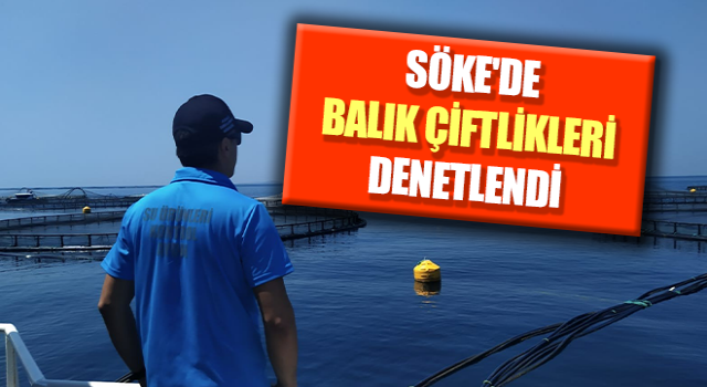 Söke'de balık çiftlikleri denetlendi