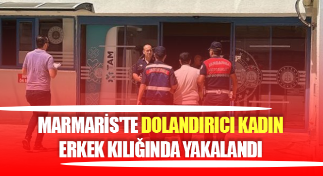 Arandığı için erkek kılığına giren dolandırıcı kadın, yakalandı