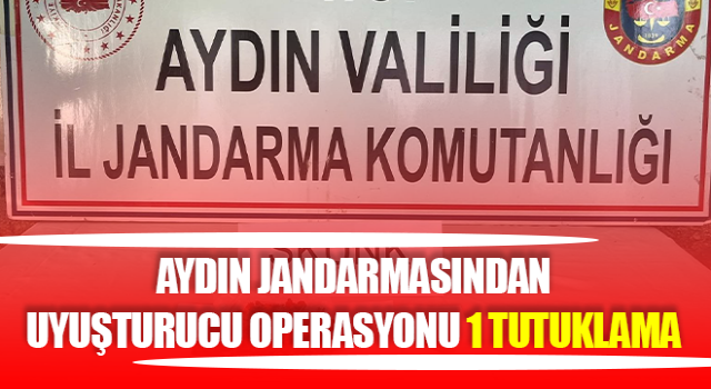 Aydın jandarmasından uyuşturucu operasyonu