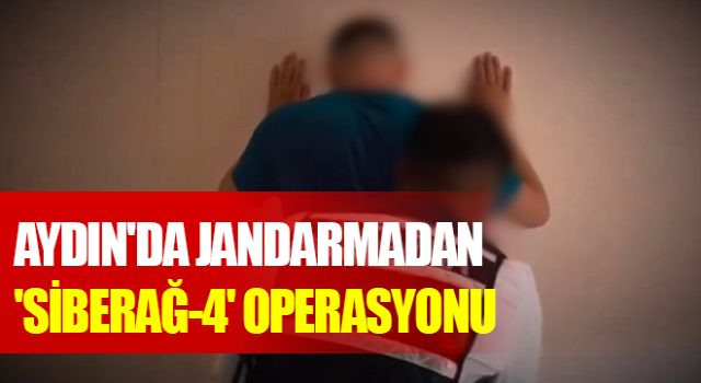 Aydın'da Jandarmadan 'Siberağ-4' operasyonu