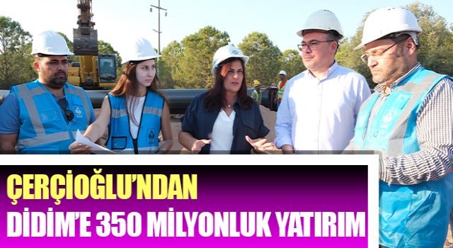 Didim’de altyapı çalışmaları aralıksız devam ediyor