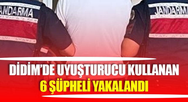 Uyuşturucu kullanan 6 şüpheli yakalandı