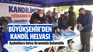 Büyükşehir’den Regaip Kandili’nde helva ikramı