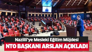 Nazilli’ye Mesleki Eğitim Müjdesi