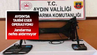 Aydın'da tarihi eser baskını: 3 gözaltı!