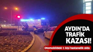 Aydın'da trafik kazası: 1 yaralı