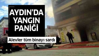 Aydın'da yangın paniği