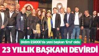 Didim ESKKK seçimlerinde yeni başkan 'Erul' oldu