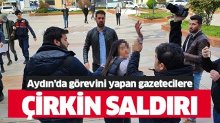 Aydın'da gazetecilere saldıran şahıslar gözaltına alındı