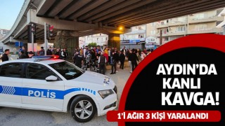 Aydın'da kanlı kavga: 1'i ağır 3 yaralı