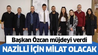 Başkan Özcan müjdeyi verdi