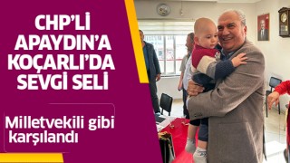 CHP'li Apaydın Koçarlı'da milletvekili gibi karşılandı