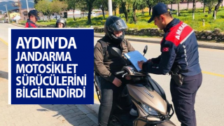 Aydın’da motosiklet sürücüleri bilgilendirildi