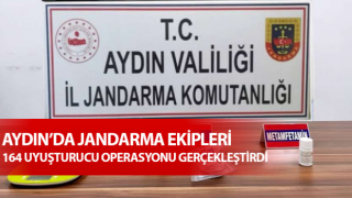 Aydın’da Nisan ayında 164 uyuşturucu operasyonu gerçekleştirildi