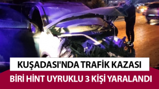 Aydın'da trafik kazası: 3 yaralı